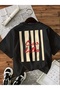Unisex Ciao Bella Printed Oversize Crew Neck T-Shirt - 3