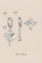 Silver Colored Zircon Stone Flower Figured Pink Stone Dangle Earrings Set of 3 - 4