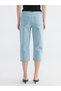 Nevavm High Waist Slim Fit Women's Jean Capri with a Difference - 4