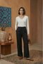 Women's Deep V-Neck Long Sleeve Stretchy Viscose Bodysuit White