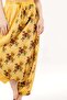 Authentic Summer Women's Tasseled Poplin Shalwar with Elastic Waistband Yellow Yellow - 3