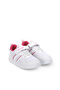 Fiora Girls' Velcro White / Fuchsia Casual Sneakers - 2