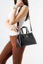 Women's Faux Leather Stylish Design Hand and Shoulder Bag, Wallet Set - 4