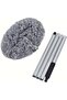Microfiber Ceiling Fan Duster,Extension Pole,Removable Washable Head,Grey