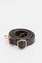 Bitter brown d20 single zipper compartment adjustable strap mini charm detailed women's hand and shoulder bag - 5