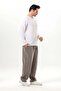 Altay Long Sleeve Muslin Men's T-Shirt |   Summer Men's Tshirt White Byz - 5