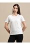 White Solid Raglan Sleeve Top
