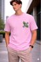 Unisex Oversize T-Shirt Plankton Printed 100% Cotton T-Shirt Comfortable Fit