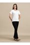 White Solid Raglan Sleeve Top - 5