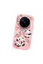 Vivo X200 Pro Compatible Shock-Absorbing Camera Protected Pink Silicone Case - 3