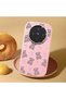 Vivo X300 Compatible Shock-Absorbing Camera Protected Pink Silicone Case - 2