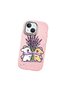 iPhone 13 Mini Compatible Shock-Absorbing Camera Protected Pink Silicone Case - 3