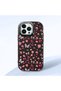 Black Silicone Case Compatible with iPhone 13 Pro with Shock-Absorbing Camera Protections