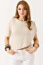 Women's Sandy Cape Half Sleeve Blouse Cream