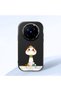 Vivo X200 Pro Compatible Shock-Absorbing Camera Protected Black Silicone Case