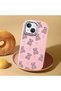 iPhone 13 Mini Compatible Shock-Absorbing Camera Protected Pink Silicone Case - 2