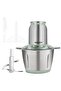 Electric Food Chopper 3L Stainless Steel Meat Grinder Vegetable Cutter 500W