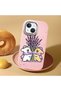 iPhone 13 Mini Compatible Shock-Absorbing Camera Protected Pink Silicone Case - 2