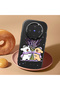 Vivo X300 Compatible Shock-Absorbing Camera Protected Black Silicone Case - 2