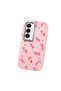 Pink Silicone Case with Shock-Absorbing Camera Protections Compatible with Samsung Galaxy S25 Plus - 3