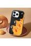 Black Silicone Case Compatible with iPhone 17 Pro with Shock-Absorbing Camera Protections - 2
