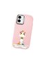 Pink Silicone Case with Shock-Absorbing Camera Protections Compatible with iPhone 16 Plus - 3