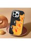 Black Silicone Case Compatible with iPhone 12 Pro Max with Shock-Absorbing Camera Protections - 2