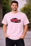 Unisex Oversize T-Shirt Mustang Printed 100% Cotton T-Shirt Comfortable Fit