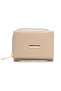 Women's Small Wallet Zippered Card Holder Mini Wallet Multi-Compartment Stylish Leather Look Beige - 5