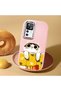 Redmi K50 Ultra Compatible Shock-Absorbing Camera Protected Pink Silicone Case - 2