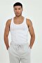 White Slim Fit Men's Undershirt 100% Cotton