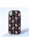 Black Silicone Case with Shock-Absorbing Camera Protections Compatible with iPhone X/Xs
