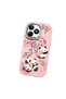 Realme C51/C53 Compatible Shock-Absorbing Camera Protected Pink Silicone Case - 3