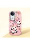 Vivo V50 Compatible Shock-Absorbing Camera Protected Pink Silicone Case