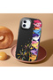 Black Silicone Case with Shock-Absorbing Camera Protections Compatible with iPhone 12/12 Pro - 2