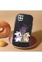 Black Silicone Case Compatible with Samsung Galaxy M12/A12 with Shock-Absorbing Camera Protections - 2
