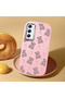 Pink Silicone Case with Shock-Absorbing Camera Protection Compatible with Samsung Galaxy A34 - 2
