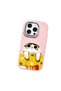 Pink Silicone Case Compatible with iPhone 16 Pro Max with Shock-Absorbing Camera Protections - 3