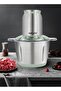 Electric Food Chopper 3L Stainless Steel Meat Grinder Vegetable Cutter 500W - 4