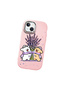 Pink Silicone Case with Shock-Absorbing Camera Protections Compatible with iPhone 15 Plus/14 Plus - 4