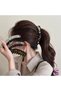 Stylish Office Combination Retro Tortoiseshell Pattern Luxury Large Banana Hair Clip - Gift Brown Hair Clip - 3