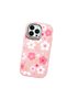 Pink Silicone Case Compatible with iPhone 14 Pro Max with Shock-Absorbing Camera Protections - 3