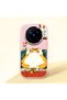 Vivo X200 Pro Compatible Shock-Absorbing Camera Protected Pink Silicone Case