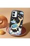 Black Silicone Case Compatible with iPhone 16 Plus with Shock-Absorbing Camera Protections - 2