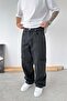 Smoked Pre-Designed Extra Loose Baggy Pants with Pockets - 3
