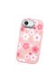 Pink Silicone Case with Shock-Absorbing Camera Protections Compatible with iPhone 16E - 3