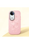 Vivo V50 Compatible Shock-Absorbing Camera Protected Pink Silicone Case