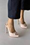 Heimdall Buckle Detailed Nude Patent Leather - 5