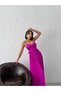 Rochie plisata din satin - 7