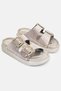 Women's Premium Slippers with Copper Gold Buckle, Stylish Design, Comfortable Sole, Summer Slippers - 7